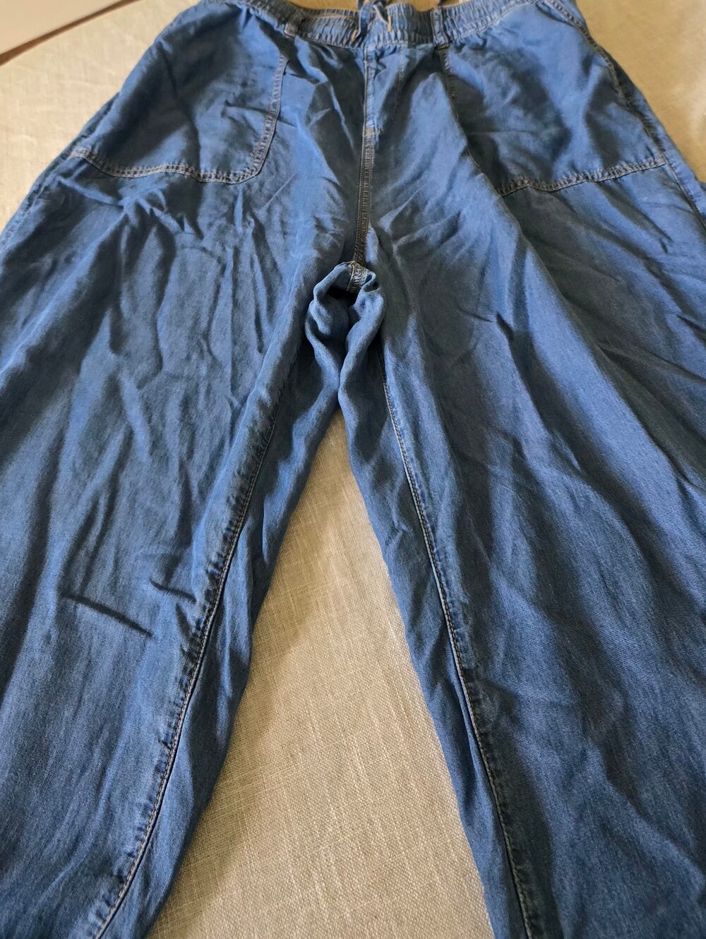 Torrid Pull On Lightweight Denim Jeans Size 3R High Rise Chambray Plus Size 3X - Picture 3 of 13